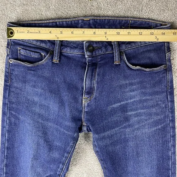 Kuro Fibro Jeans Men's/Women's Size 27 Blue Ultra Skinny Selvedge Japanese Denim